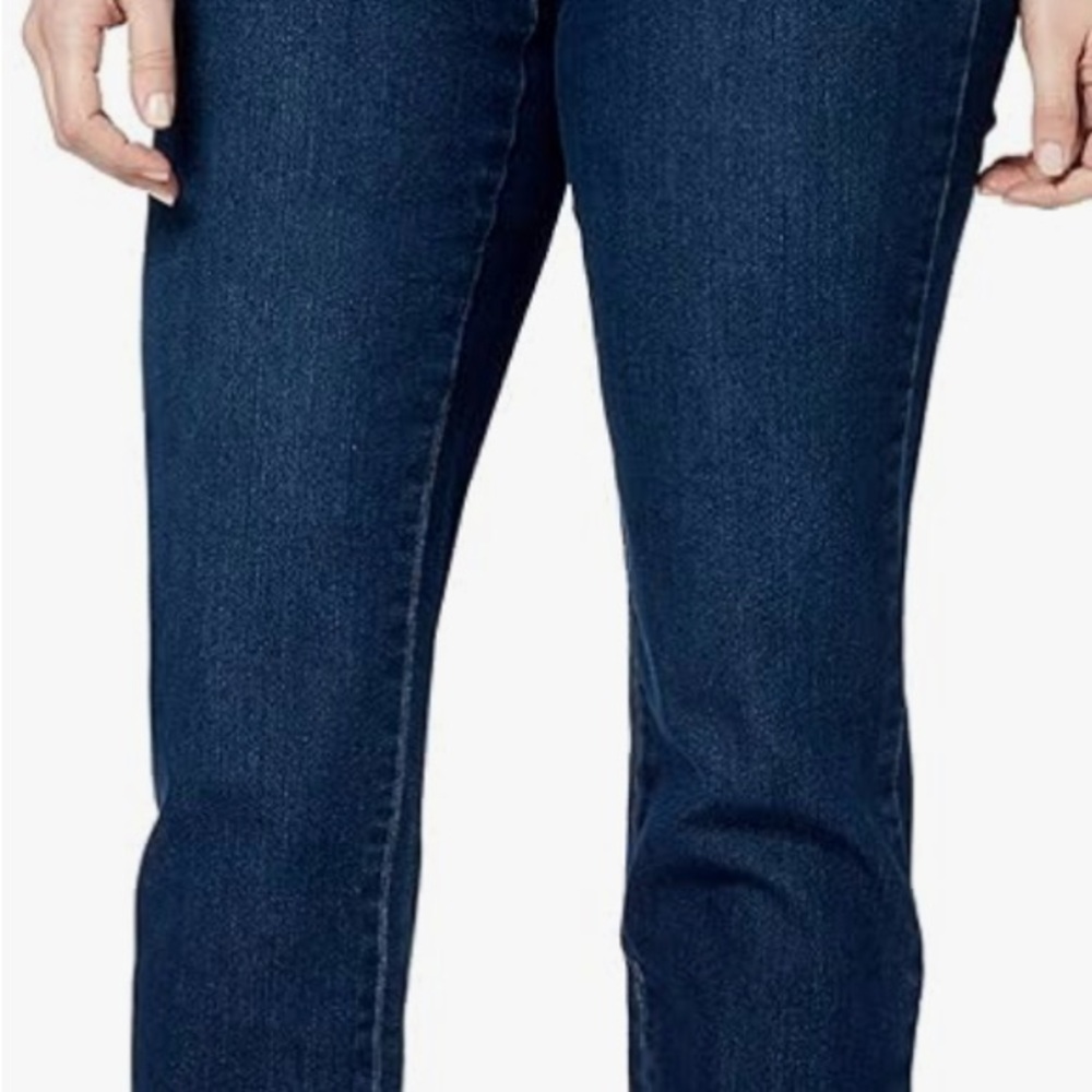 Gloria Vanderbilt Dark Blue Straight Leg Jeans